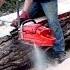 Felling A Big Pine Tree Milling Slabs With A Portable Chainsaw Mill