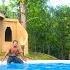 We Build The Most Epic Jungle Swimming Pool Villa By Hand