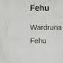 Wardruna Fehu