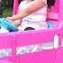 Kid Buys A Giant Barbie Dream Camper Van Vehicle Ride On Power Wheel