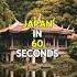 Japan In 60 Seconds Fascinating Facts About The Land Of The Rising Sun Japan Facts Travel