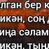 Анвар Нургалиев Соң дисең микән