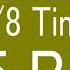 135 BPM 6 8 TIME SIMPLE DRUM BEAT FOR TRAINING MUSICAL INSTRUMENT 楽器練習用ドラム 8分の6拍子