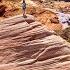 Hiking The Fire Wave Trail One Of The Most Popular Hike In Valley Of Fire State Park Nevada