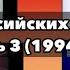 Заставки российских телепередач Часть 3 1994 год
