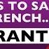 22 Phrases To Use In A FRENCH RESTAURANT