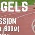 Craig Engels Interval Session Nike HQ 2 X 1200m 1000m 800m 600m Cutdown