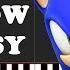 Sonic The Hedgehog Green Hill Zone SLOW EASY PIANO TUTORIAL