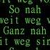 Rammstein Weit Weg Lyrics