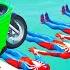 Superheroes On A Motorcycle Ride Over The Sea Along The Spider Man Bridge GTA 5