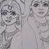 Radha Krishna Outline Drawing Radha Krishna Drawing Shortsfeed Shotrs Viralshorts