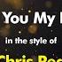 Chris Rea And You My Love Karaoke Version From Zoom Karaoke