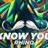 RHINO Know You Original Mix MUSTACHE CREW RECORDS