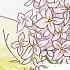 How To Draw Lilac Flower Nature Step By Step For Kids