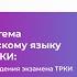 Государственная система тестирования по русскому языку как иностранному ТРКИ