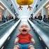 Chick Saves The Baby From Esclalator Shorts Shortvideo Viralshorts YouTubeshorts Trending