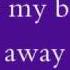 Berlin Take My Breath Away Lyrics