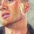 Peaky Blinders Portrait Painting Timelapse Tommy Shelby Острые козырьки Томас Шелби акварель