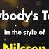 Nilsson Everybody S Talkin Karaoke Version From Zoom Karaoke