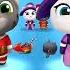 Talking Tom Gold Run General Tom Santa Tom Witch Angela Skater Angela