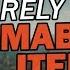 Consumable Items And Why I Barely Use Them