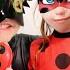 NiKO CAT NOIR And ADLEY LADY BUG Vs WiFi MOM Family Pretend Play As Adleys Favorite Cartoon Show