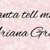 SANTA TELL ME ARIANA GRANDE LYRICS CLEAN