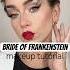 Bride Of Frankenstein Makeup Tutorial Costume Halloweencostume Makeupartist Costumeideas Makeup