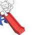 I M GOING TO GO DOWN THE SLIDE NOW ANIMATION