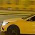 Дым и рев мотора белый Mercedes в деле