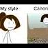 Dora From BFDI BFB In My Style Vs Canon Style Bfdi Bfb