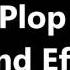 Wet Slop Plop Sound Effect