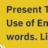 Підготовка до ЗНО Present Tenses Review Use Of English Confusing Words Listening Tips