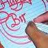 Calligraphy DY Calligraphy Turkish Happy Birthday