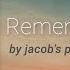 Remember You Original By Jacob S Piano