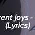 Current Joys Fear Sped Up Lyrics
