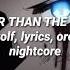 Faster Than The Flame Powerwolf Lyrics Orchestral Nightcore