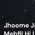 Jhoome Jo Pathaan Original Song Karaoke With Lyrics