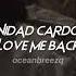 Trinidad Cardona Love Me Back Sped Up Reverb Tiktok Version