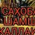 САҲОБАЕ КИ ГАРДАНИ ПАДАРАШРО БУРИД МУҲАММАД МАЪРУФИ РОСИХ محمد معروف راسخ