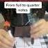 From 1 2 3 To 4 Quarter Notes In Rhythm Using Metronome Markers Shorts 1 2 1 3 1 4 2 3 2 4 3 4