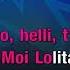 Moi Lolita Alizee KARAOKE