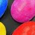 Oddly Satisfying Video How I Make Color EGGS From Glitter Rainbow Hearts Cutting ASMR