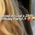 Rosé At Lisa S Birthday Party 2025 Lisa Rosé Jennie Jisoo Blackpink Kpopdisc