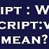 JavaScript What Does Javascript Void 0 Mean