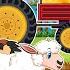 Farmer Hardwork Bear Farmer Caring For And Trimming Sheep S Wool Vehicles Farm Animated