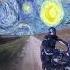 It Feels Like This When You Ride A Motorcycle Riding Vangogh Starrynight Motorcycle