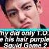 Why Did Only T O P Dye His Hair Purple In Squid Game 2 This Was His Last Shot Foryou Celebrity