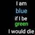 I M Blue Lyrics Edit