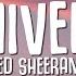 Ed Sheeran Shivers Lyrics